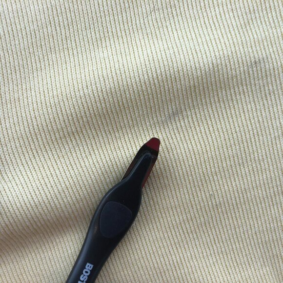 Lands End Mens SweaterSmall 1/4 Zip Pullover Stand Collar Cozy Knit Yellow - Picture 5 of 12